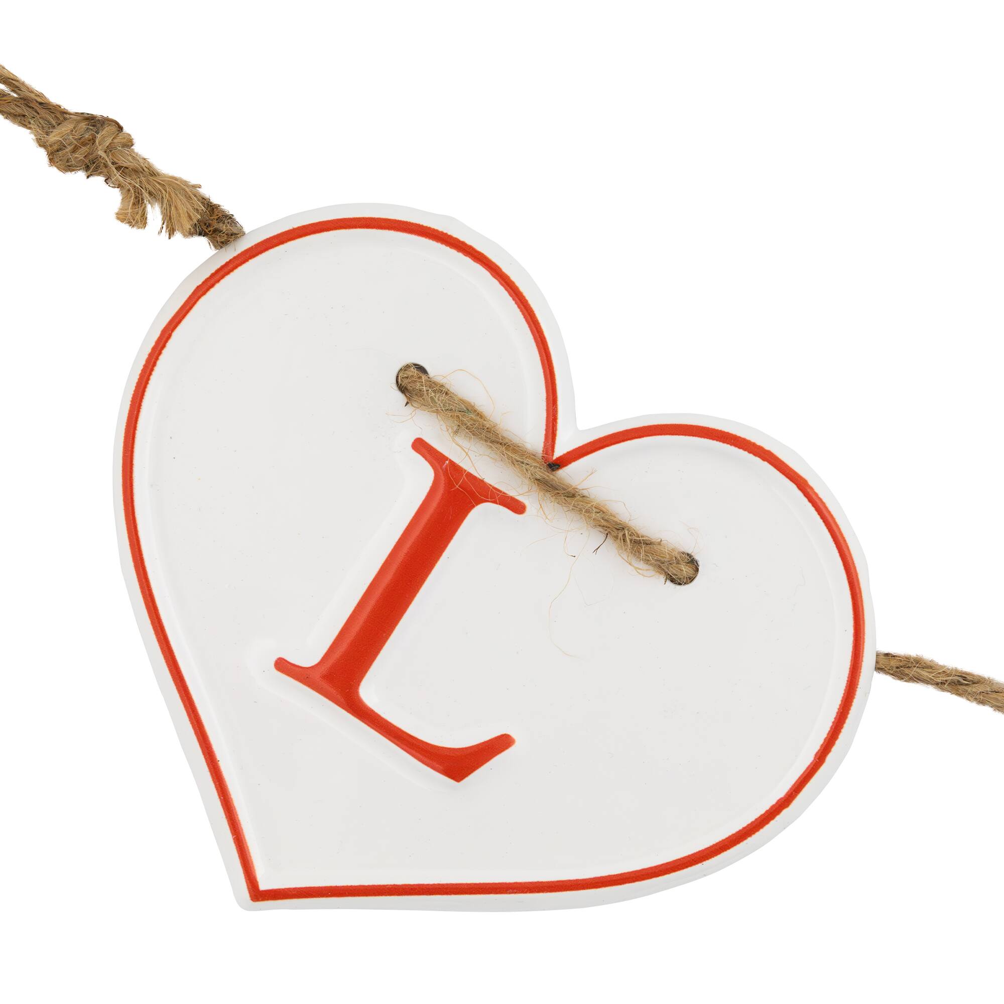 32" Valentine's Day LOVE Hearts Metal Banner